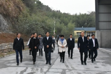 中国建材集团党委书记、董事长周育先调研鼎天九江钙业公司