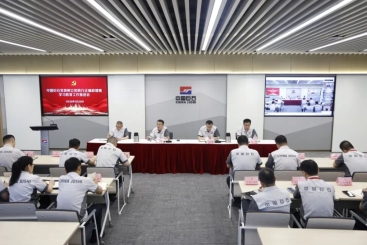 鼎天国际党委召开树立和践行正确政绩观学习教育工作推进会